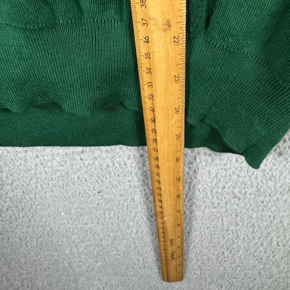 Polo Ralph Lauren Mens Green 100% Pima Cotton V-Neck Sweater Vest Medium